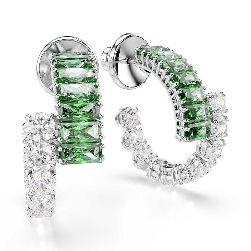 Swarovski Matrix Hoop Earrings image number 2